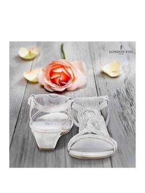 London Fog Women’s Sandals sz 6 Demi-Wedge ( Display item ) # Box 81